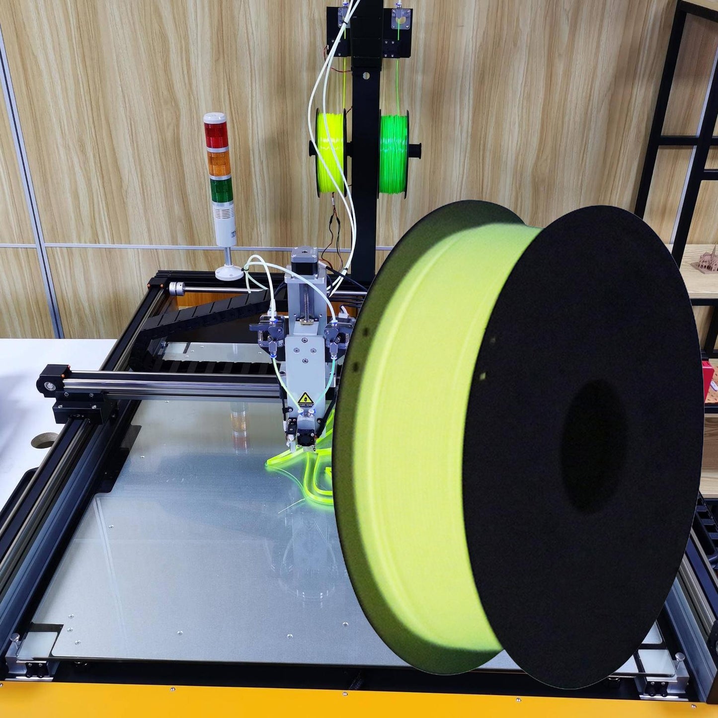 Pla Filament 1.75mm dimensional Accuracy +/- 0.03 mm Pla 3D Printer Filament Yellow