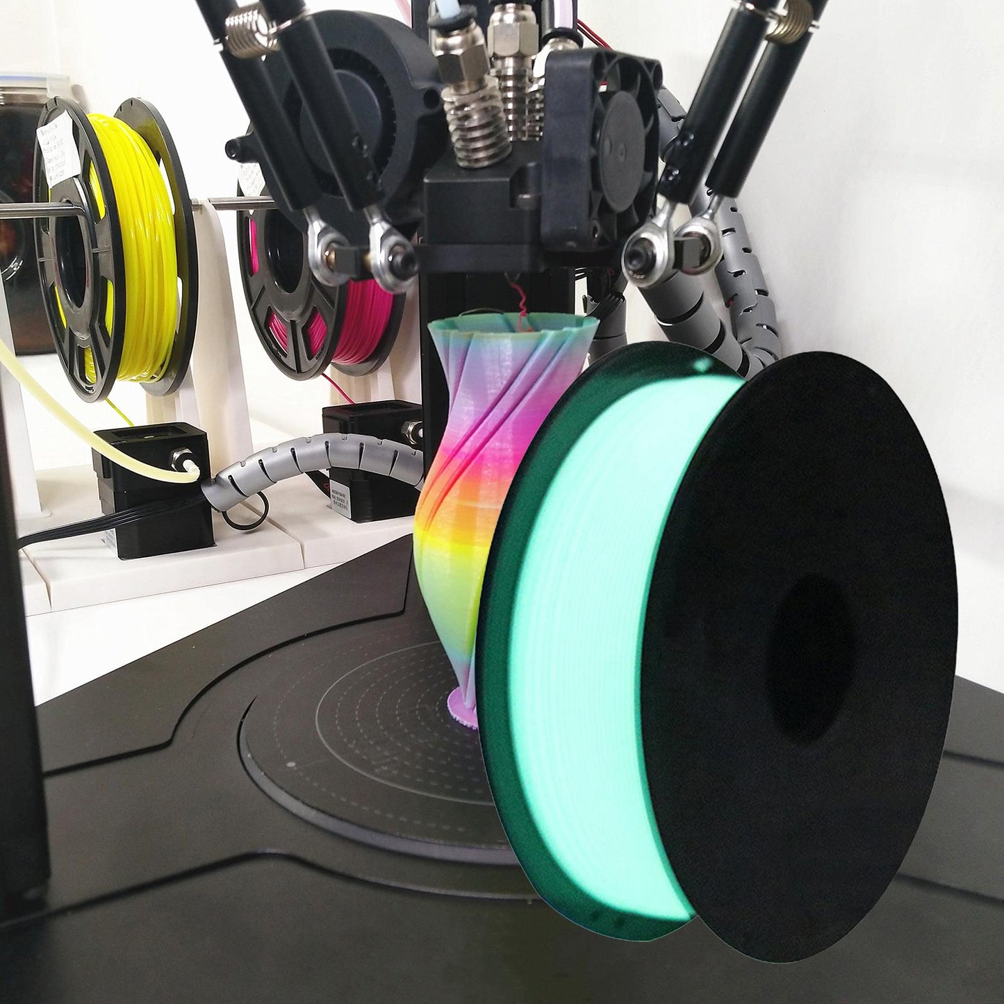 Pla Filament 1.75mm dimensional Accuracy +/- 0.03 mm Pla 3D Printer Filament Blue Green