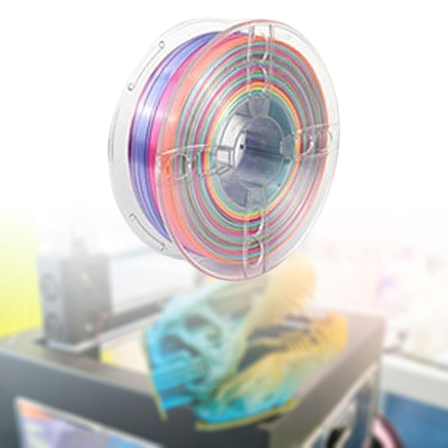 Pla 3D Printer Filament Bundle 1.75mm Accessory Strong Toughness Silky Shiny Pink Purple