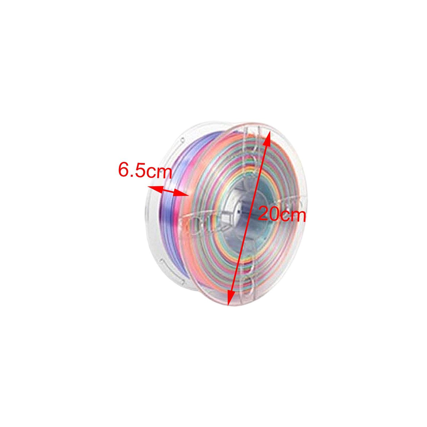 Pla 3D Printer Filament Bundle 1.75mm Accessory Strong Toughness Silky Shiny Pink Purple