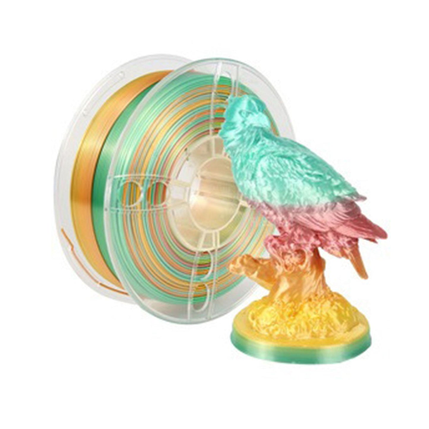 Pla 3D Printer Filament Bundle 1.75mm Accessory Strong Toughness Silky Shiny Yellow Green