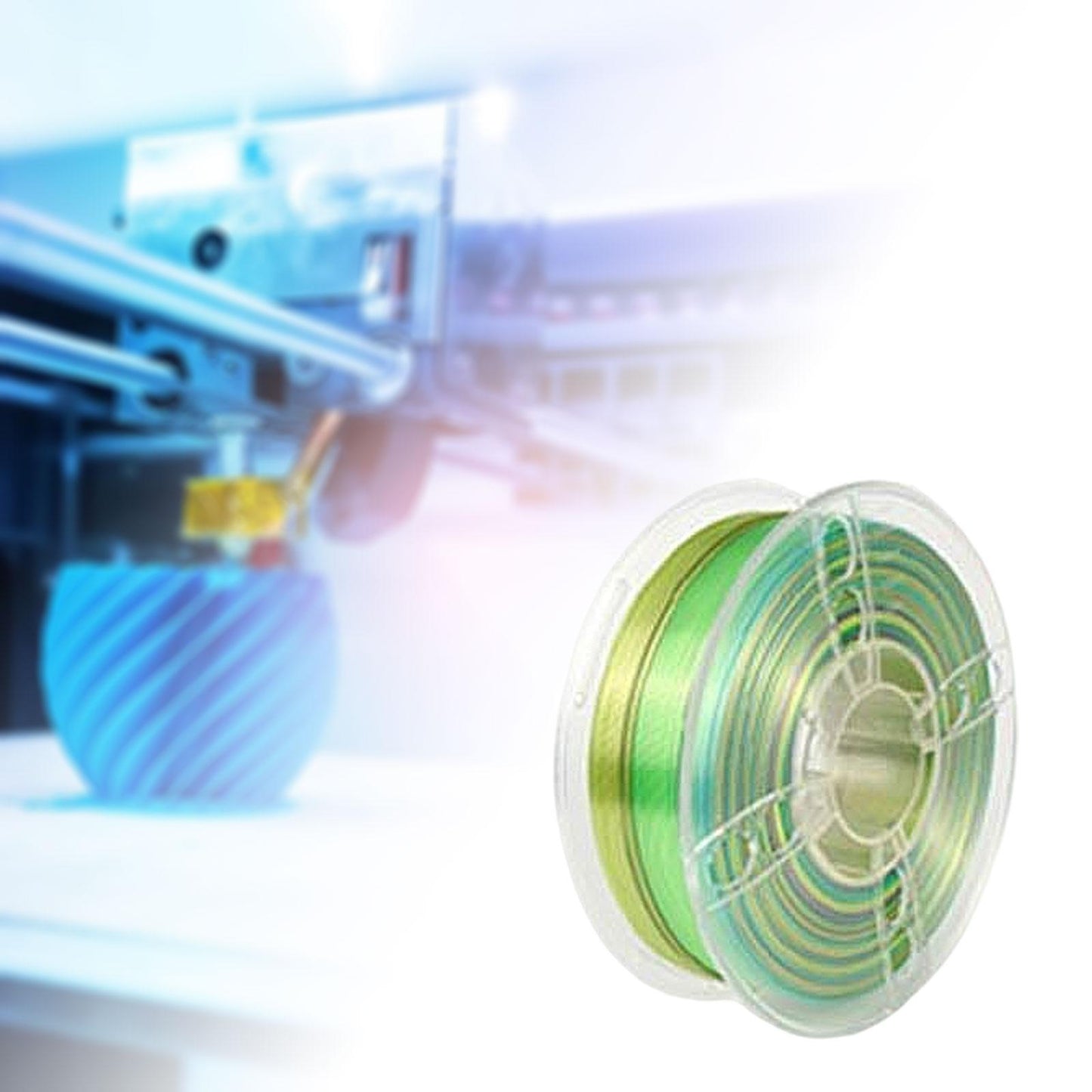 Pla 3D Printer Filament Bundle 1.75mm Accessory Strong Toughness Silky Shiny Green