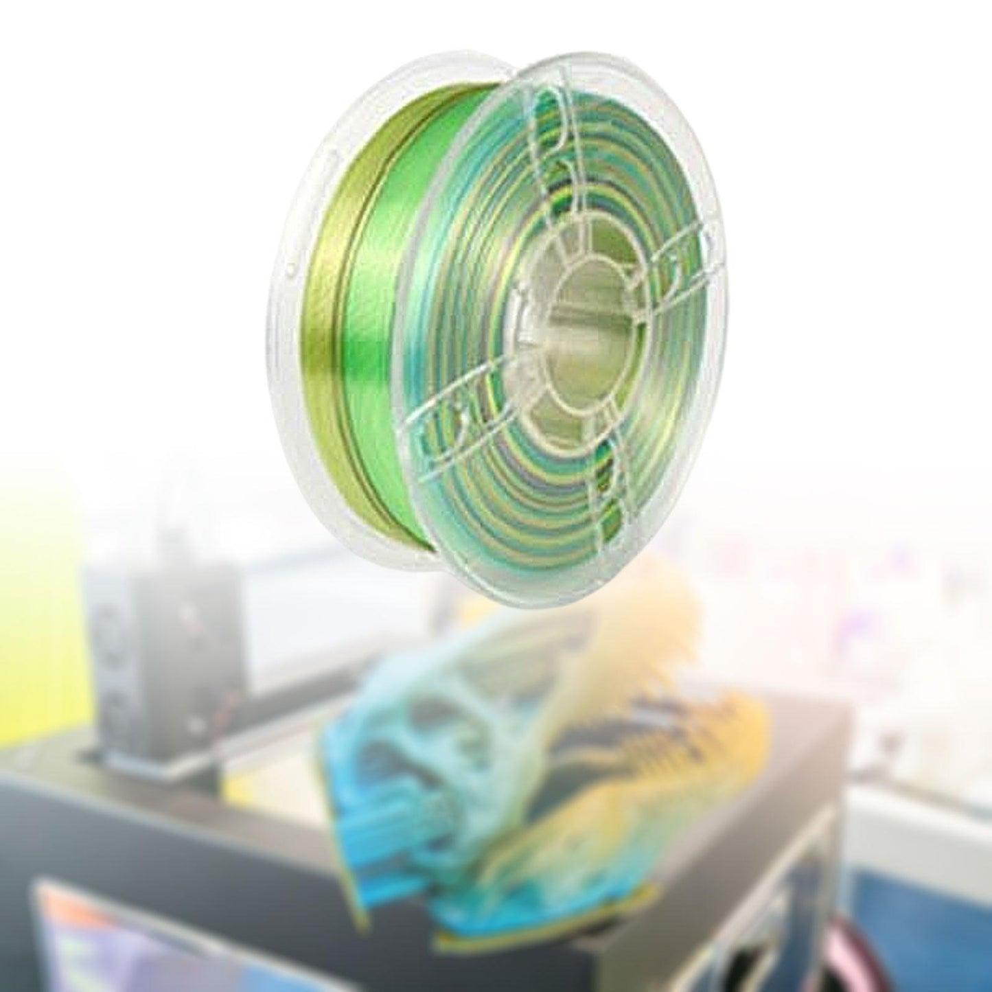 Pla 3D Printer Filament Bundle 1.75mm Accessory Strong Toughness Silky Shiny Green