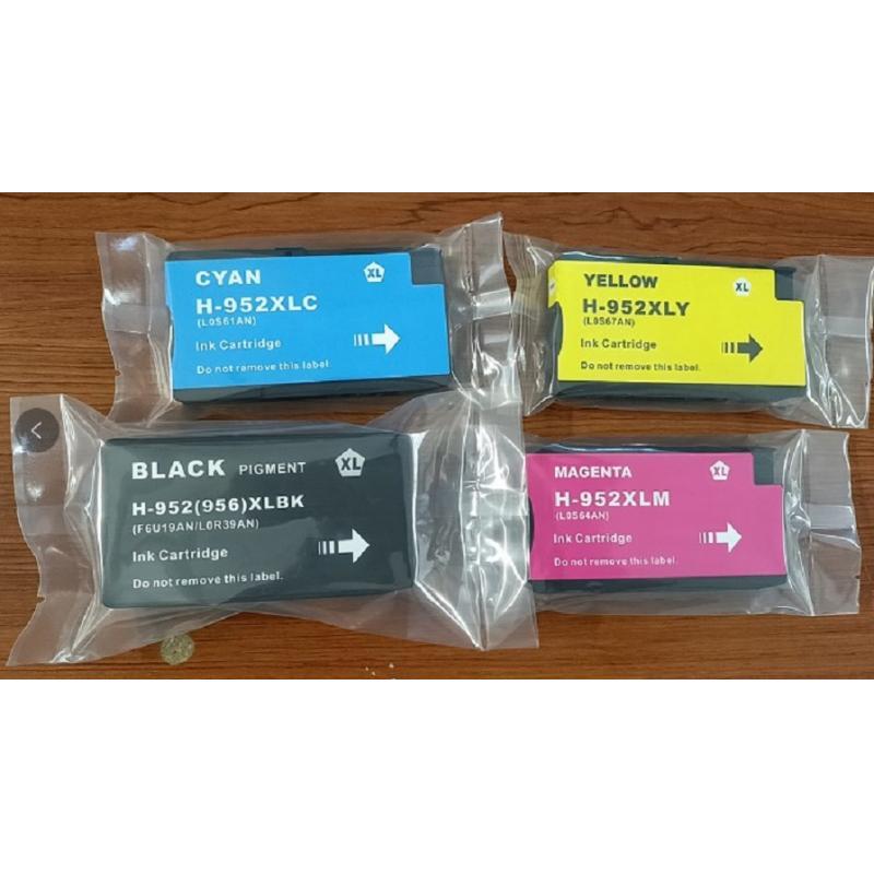 4Pcs Ink Cartridge Black/Tricolor Ink Professional Eligible for Instant Inks