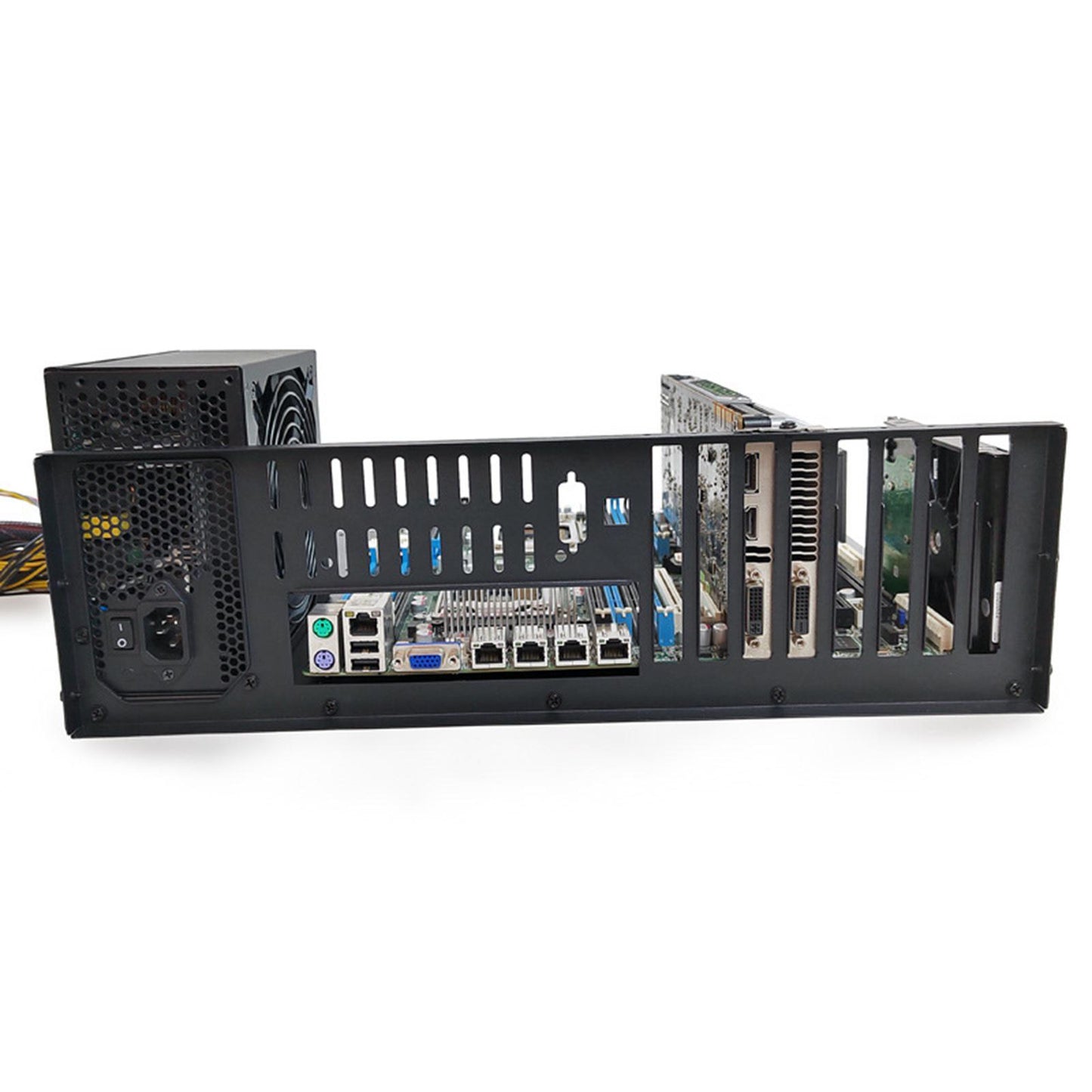 Computer Chassis Frame Spare Easy to Use Fitments Stable Open Air Case Frame