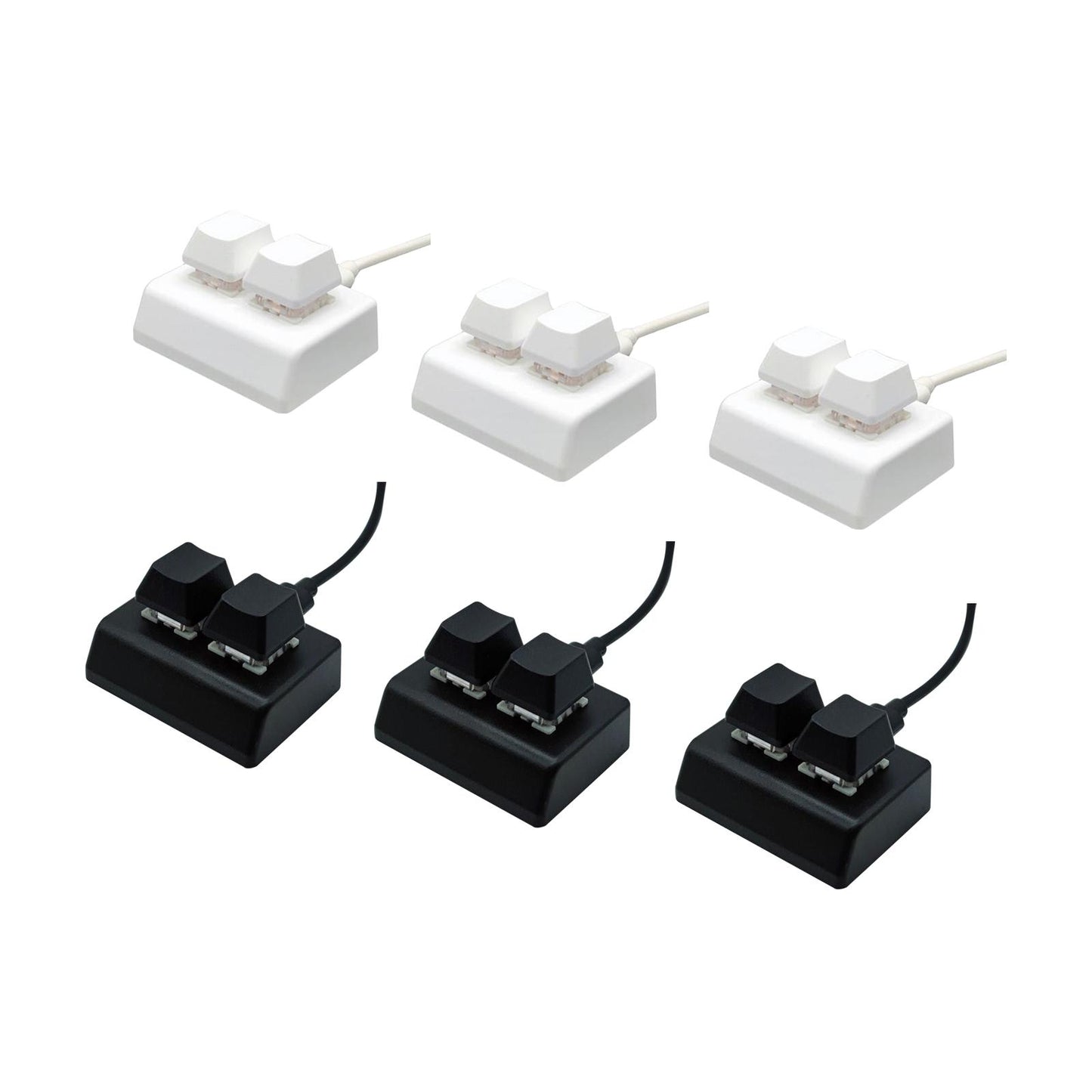 Mechanical Gaming Keyboard Backlit 2 Key for Audio Programming Gaming Switch White