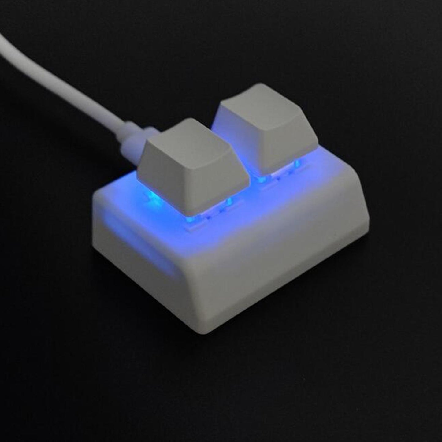 2 Key Backlit Mechanical Gaming Keyboard for Audio Programming Gaming Switch White