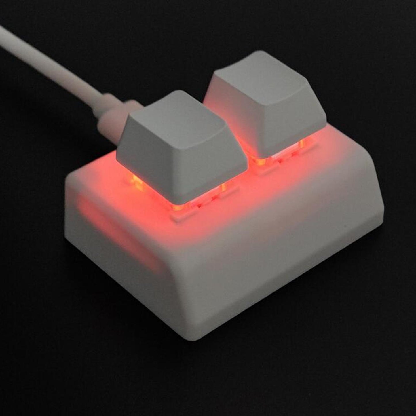 2 Key Backlit Mechanical Gaming Keyboard for Audio Programming Gaming Switch White