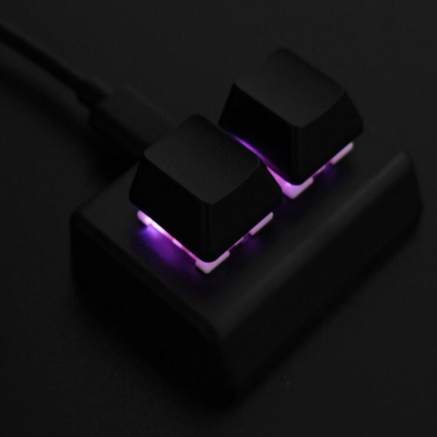 2 Key Backlit Mechanical Gaming Keyboard for Audio Programming Gaming Switch Black