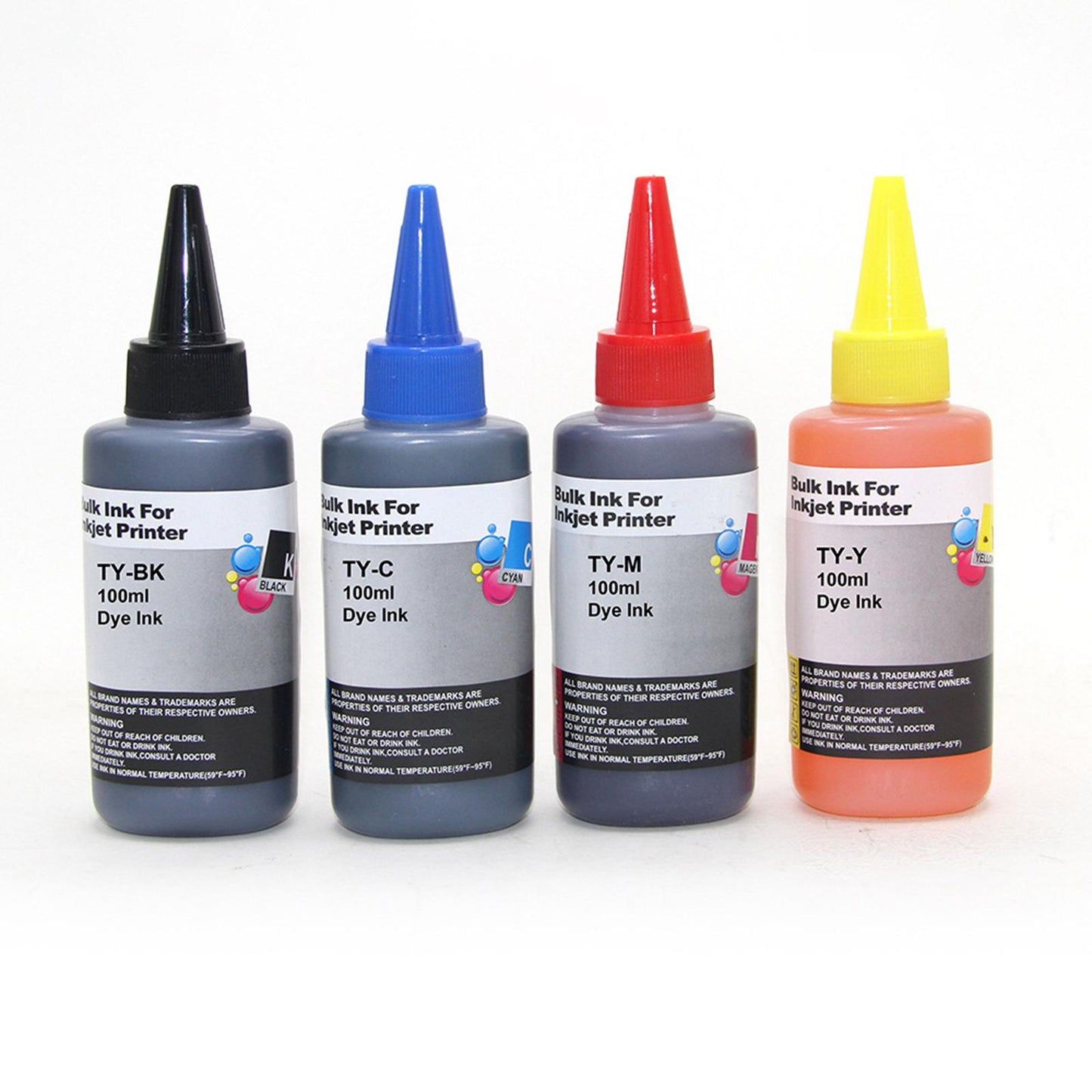 Professional Printer Ink 100ml for High Quality Photo Output Window Displays yellow
