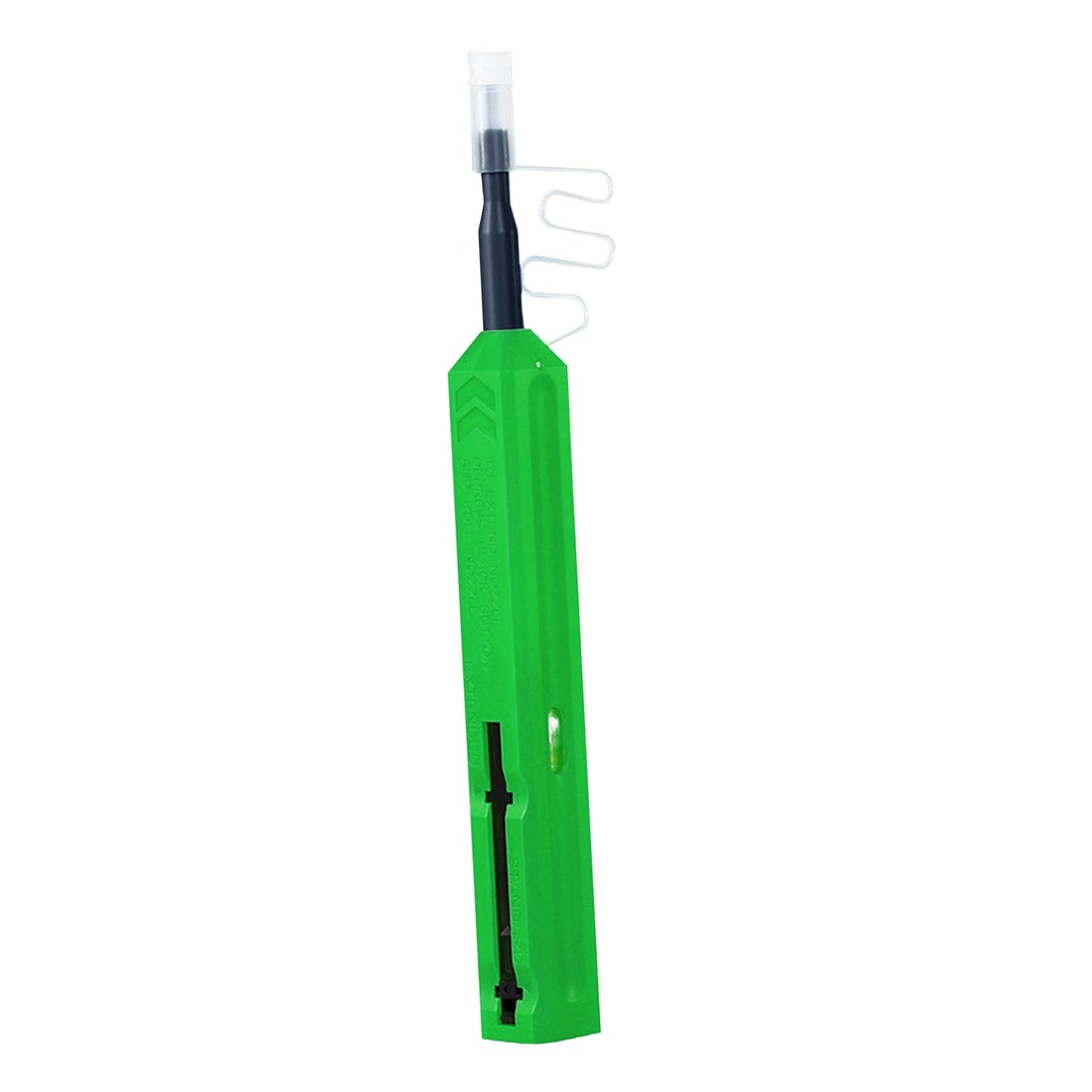 Fiber Optic Cleaning Pen Cleaning Tool with Protection Cap Fiber Cleaner Pen Green 1.25mm LC