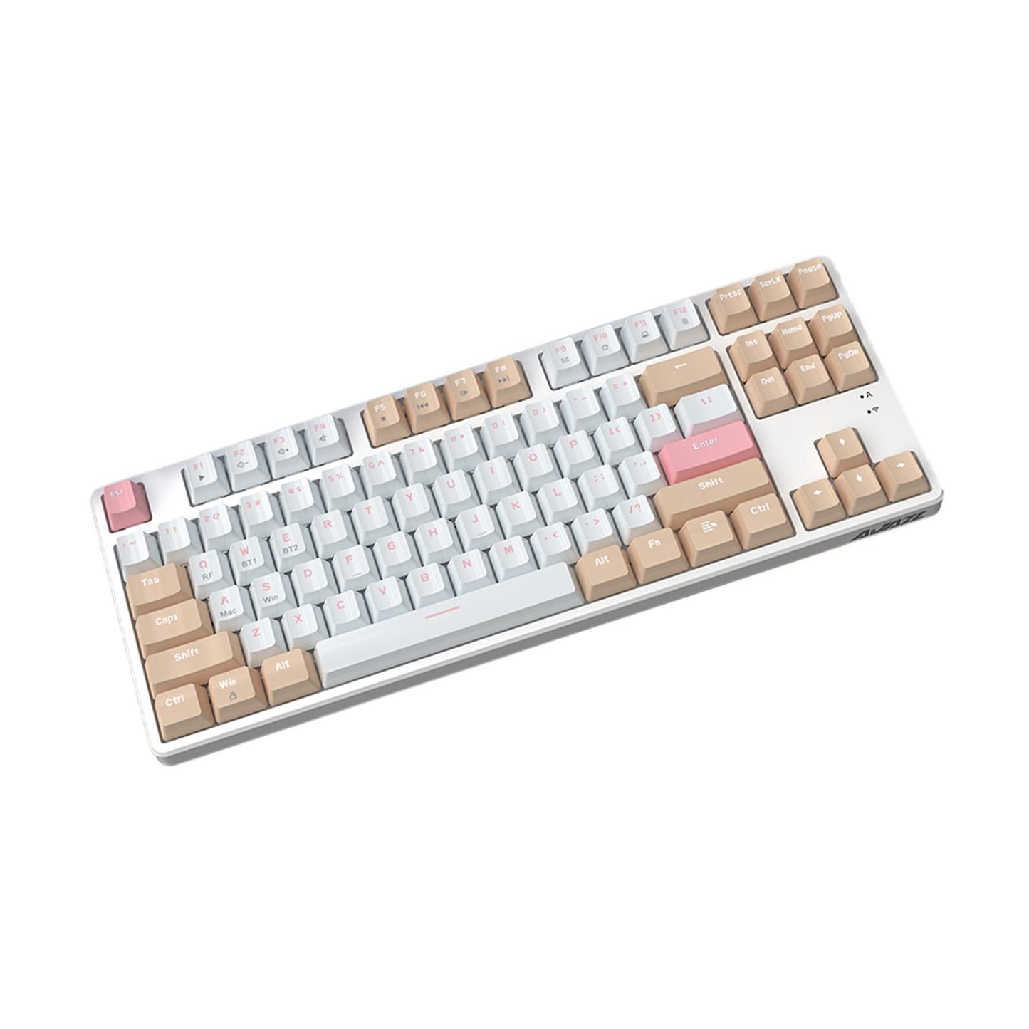 AK871 Mechanical Keyboard with A TKL Layout 87 Keys Wireless Office Keyboard Style A