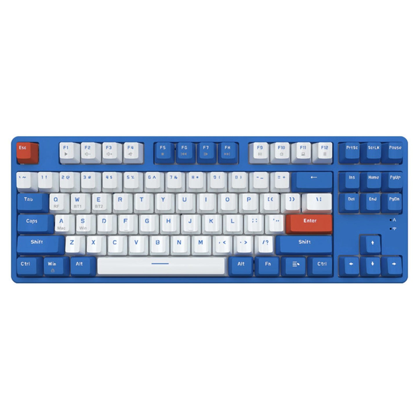AK871 Mechanical Keyboard with A TKL Layout 87 Keys Wireless Office Keyboard Style B