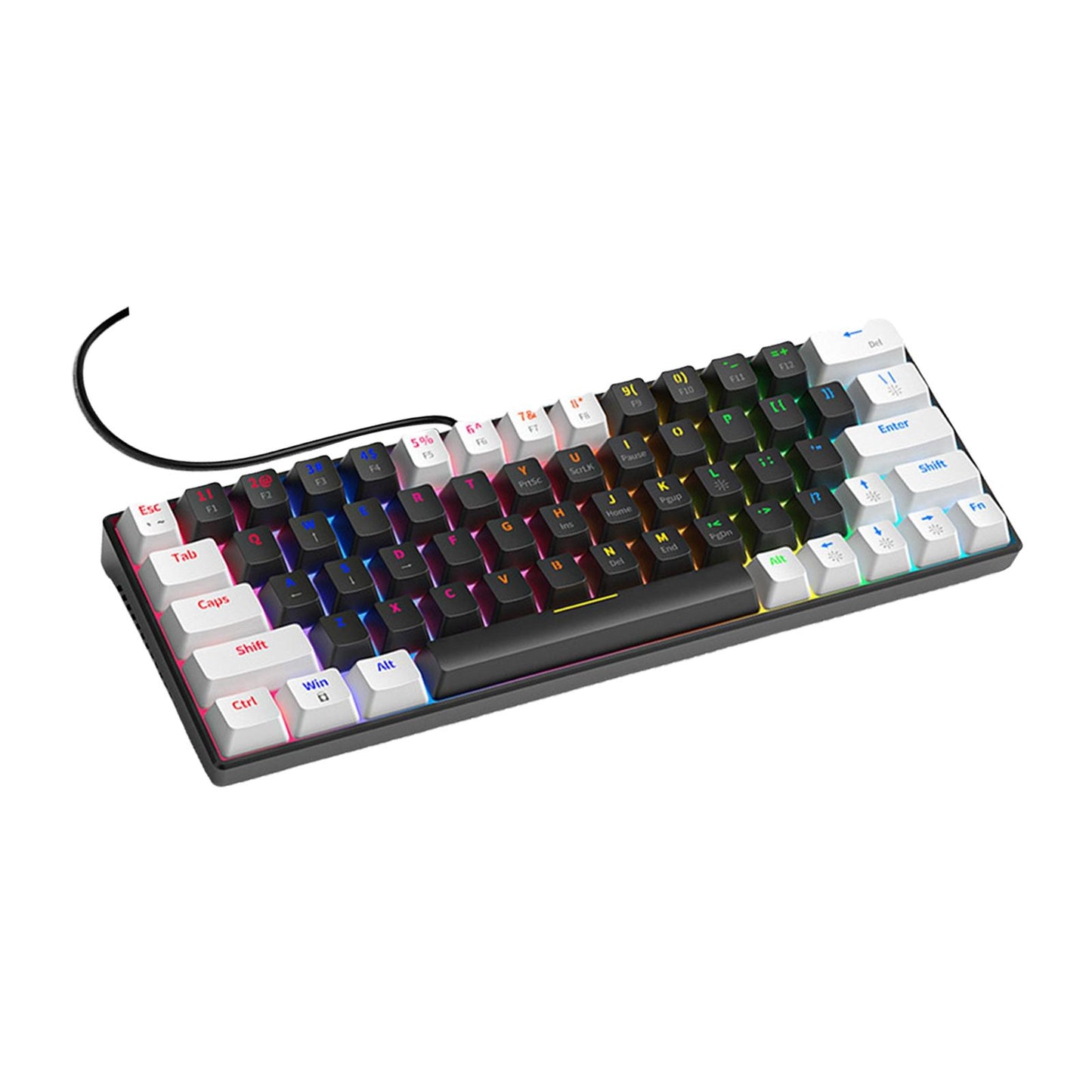 Wired Mechanical Keyboard Free Drive Hot Swap Keyboard USB Computer Keyboard Style B