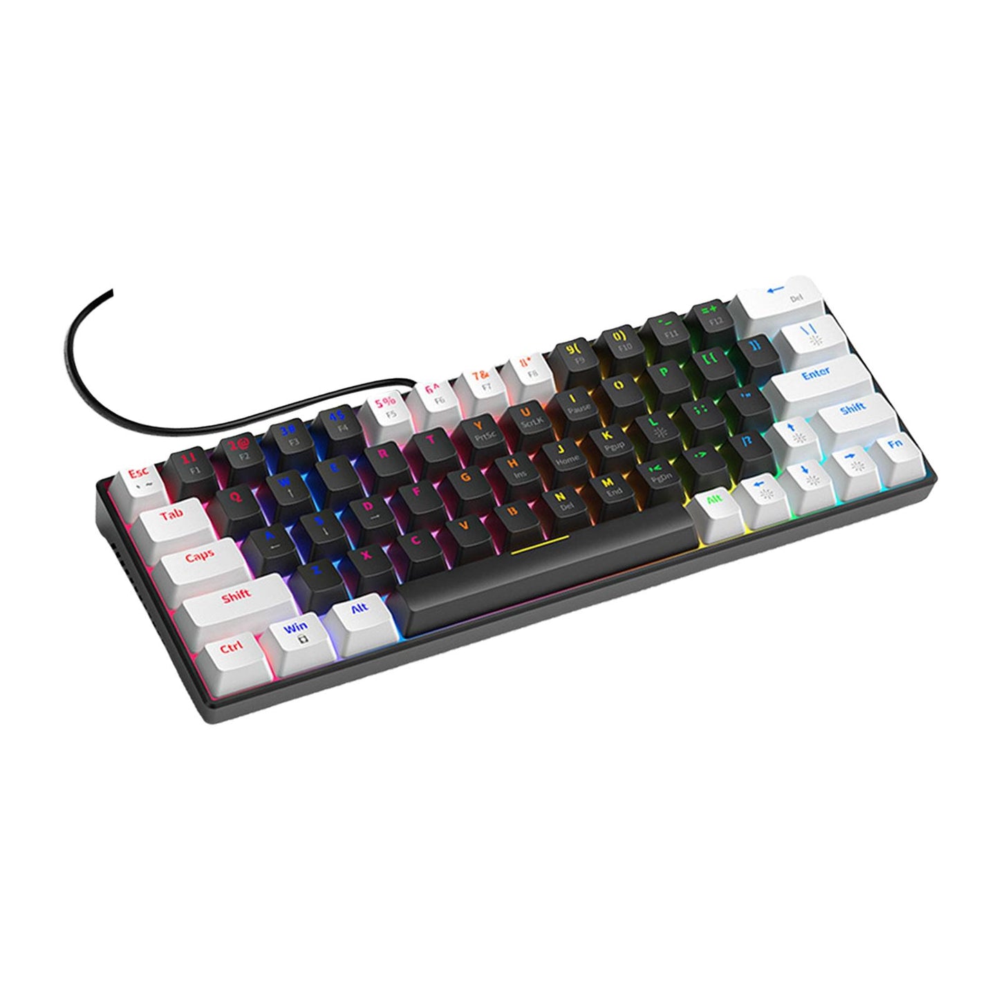 Wired Mechanical Keyboard Free Drive Hot Swap Keyboard USB Computer Keyboard Style B