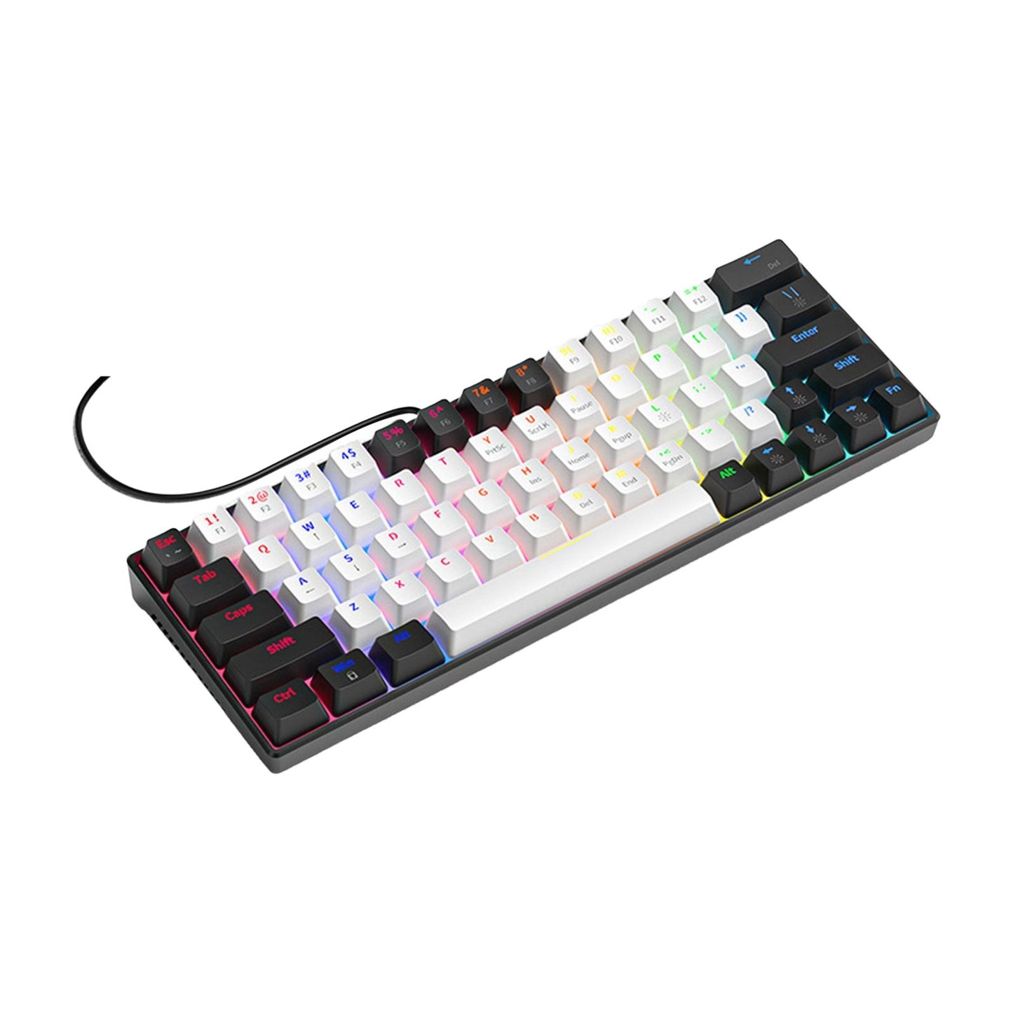 Wired Mechanical Keyboard Free Drive Hot Swap Keyboard USB Computer Keyboard Style C