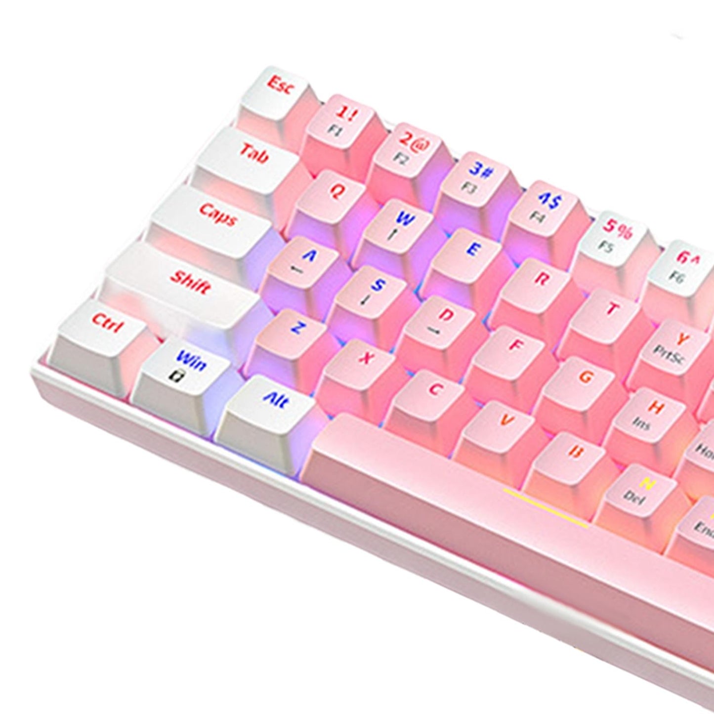 Wired Mechanical Keyboard Free Drive Hot Swap Keyboard USB Computer Keyboard Style D