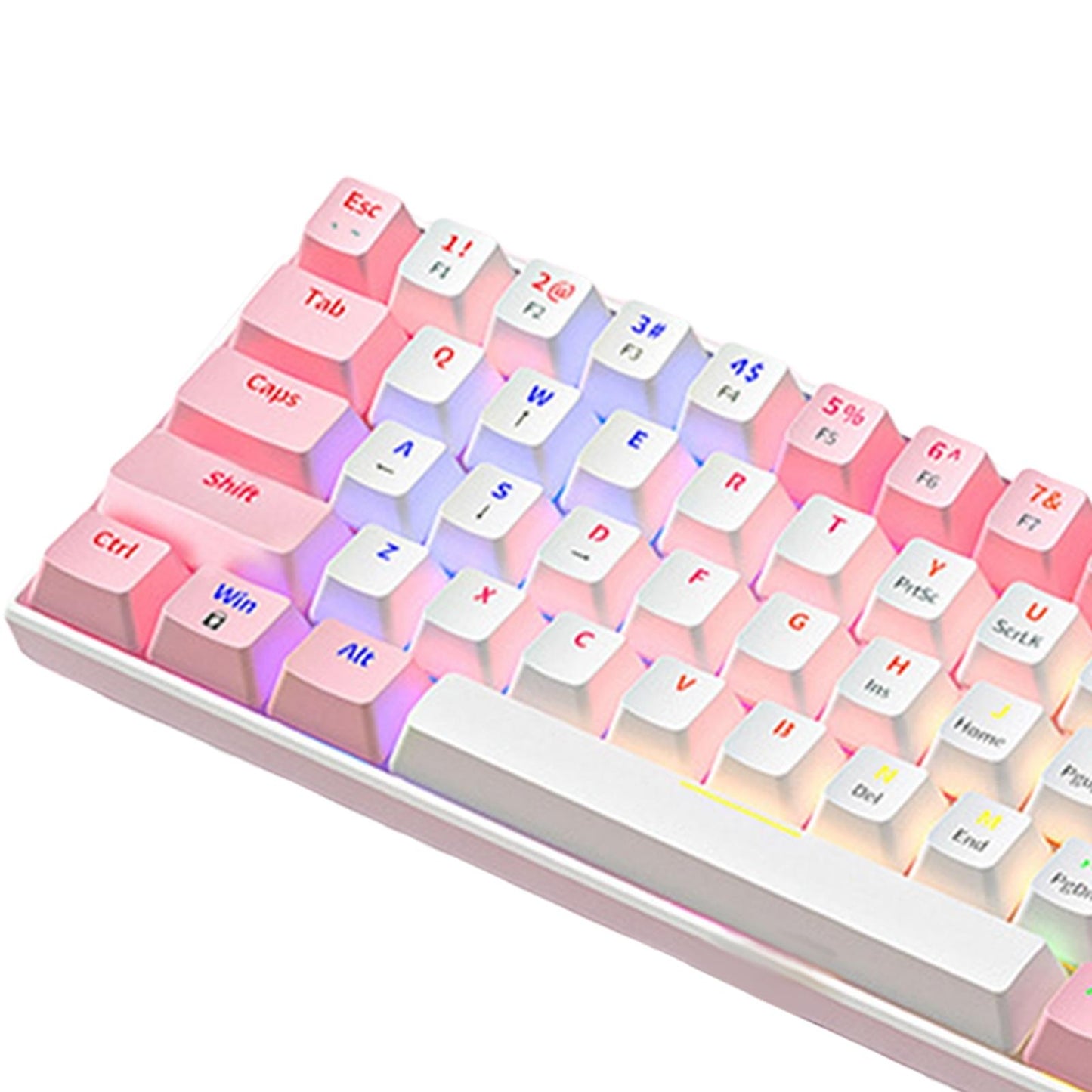 Wired Mechanical Keyboard Free Drive Hot Swap Keyboard USB Computer Keyboard Style E