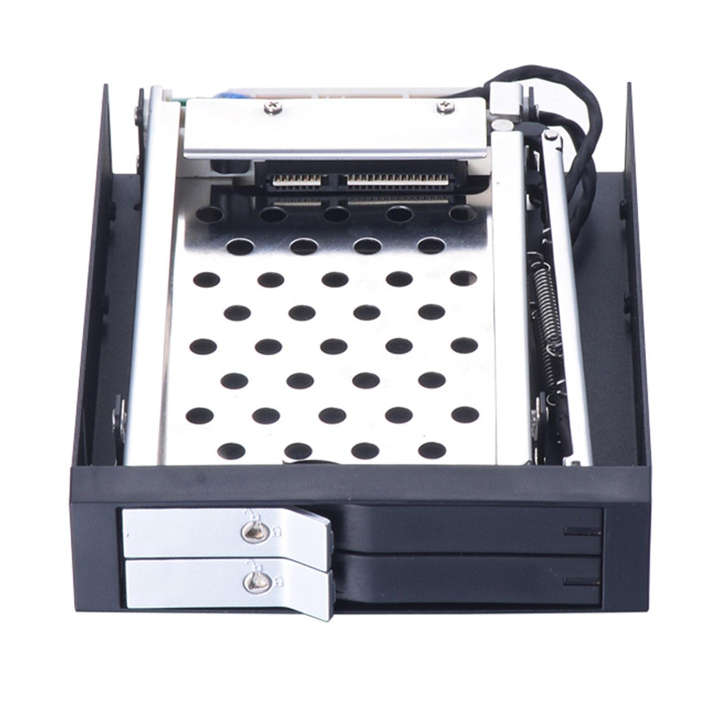 2.5"� SATA Tray Less LED Display Light SATA Mobile Rack for Dual 2.5"� SSD HDD