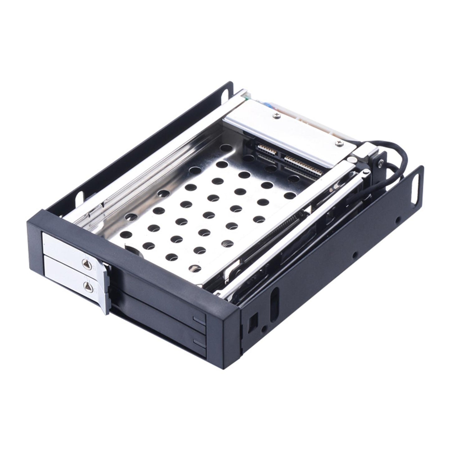 2.5"� SATA Tray Less LED Display Light SATA Mobile Rack for Dual 2.5"� SSD HDD