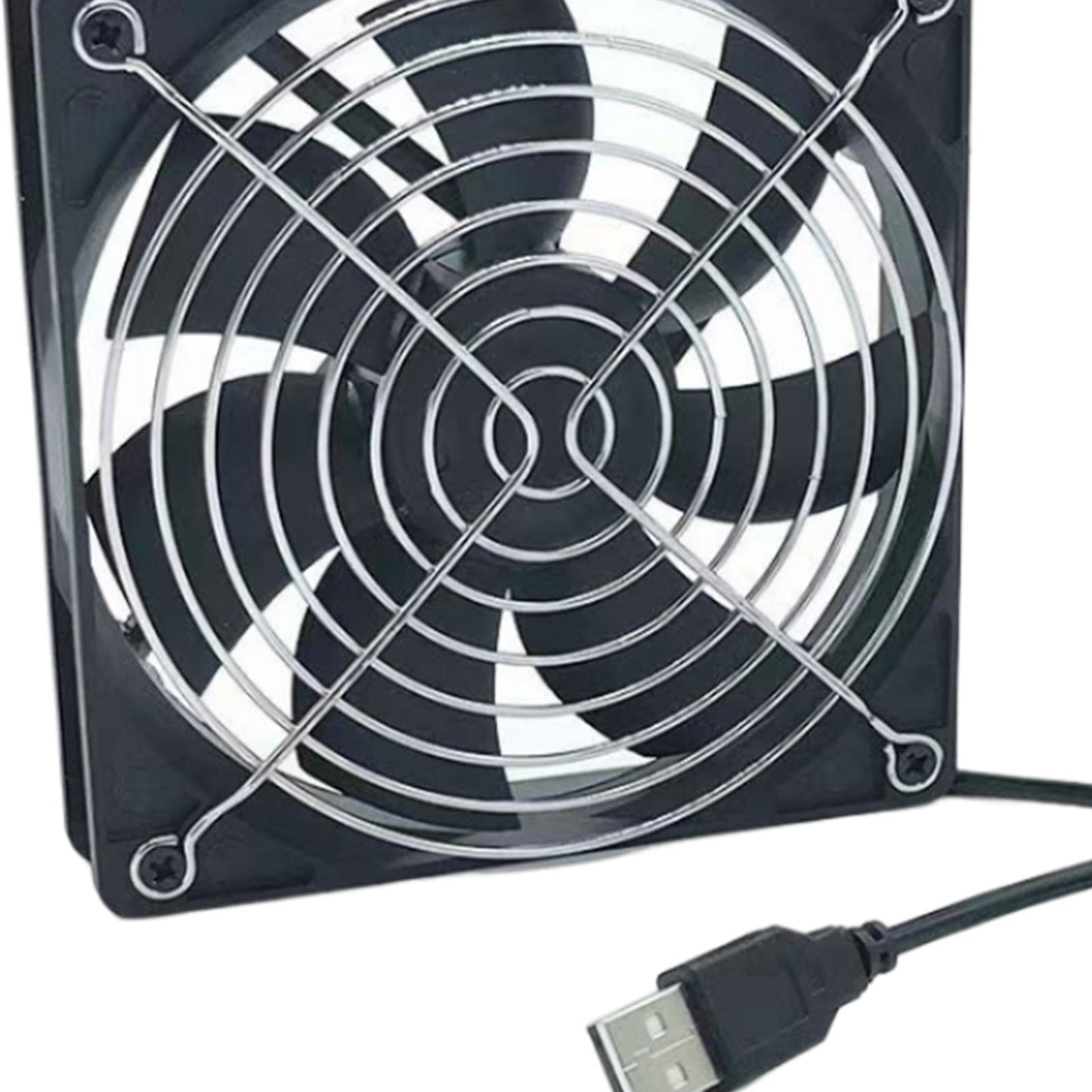 Radiator Cooling Fan 5V USB Computer Cabinet Cooling for Desktop 12cmx12cmx25cm