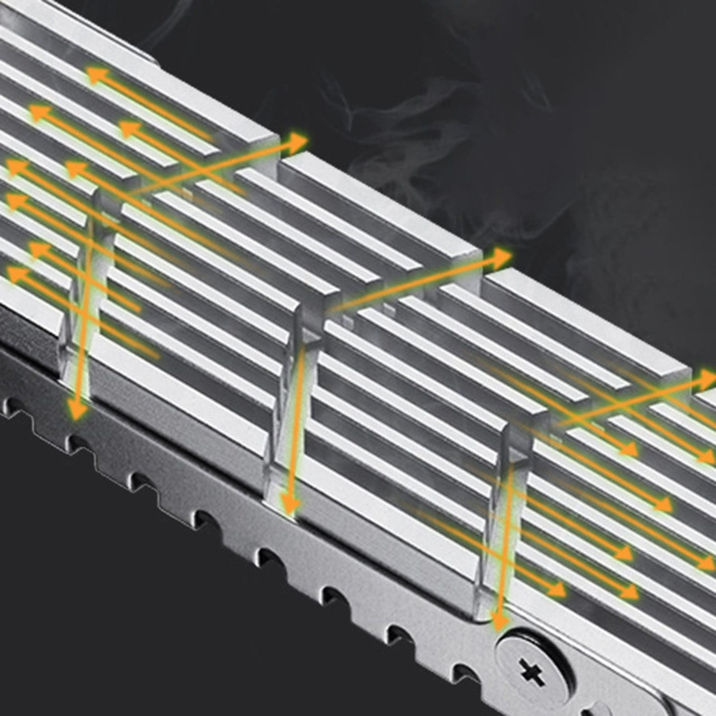 SSD Heat Sink Cover High Performance Spare Parts Premium Hard Disk Heat Sink Silver