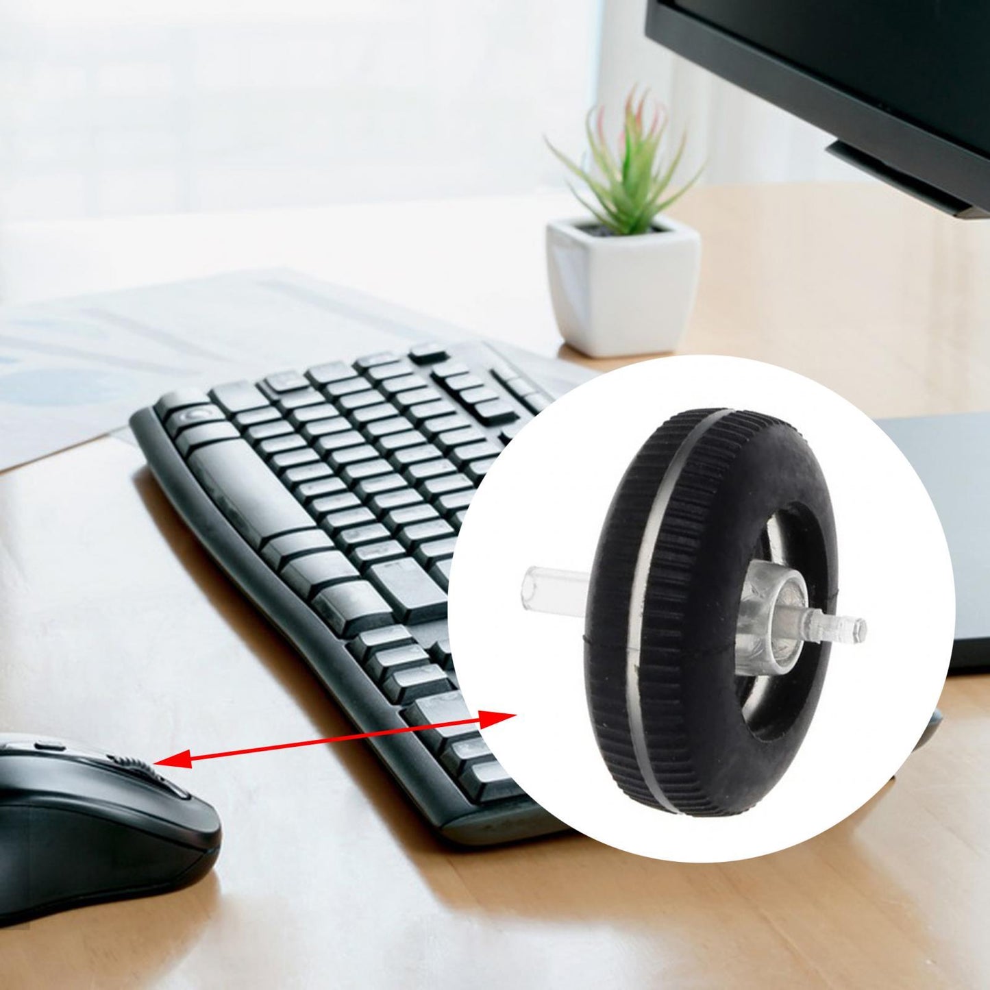 Scroll Wheel Wireless Mouse for G403 G603 DIY Smooth Mouse Scroll Wheel