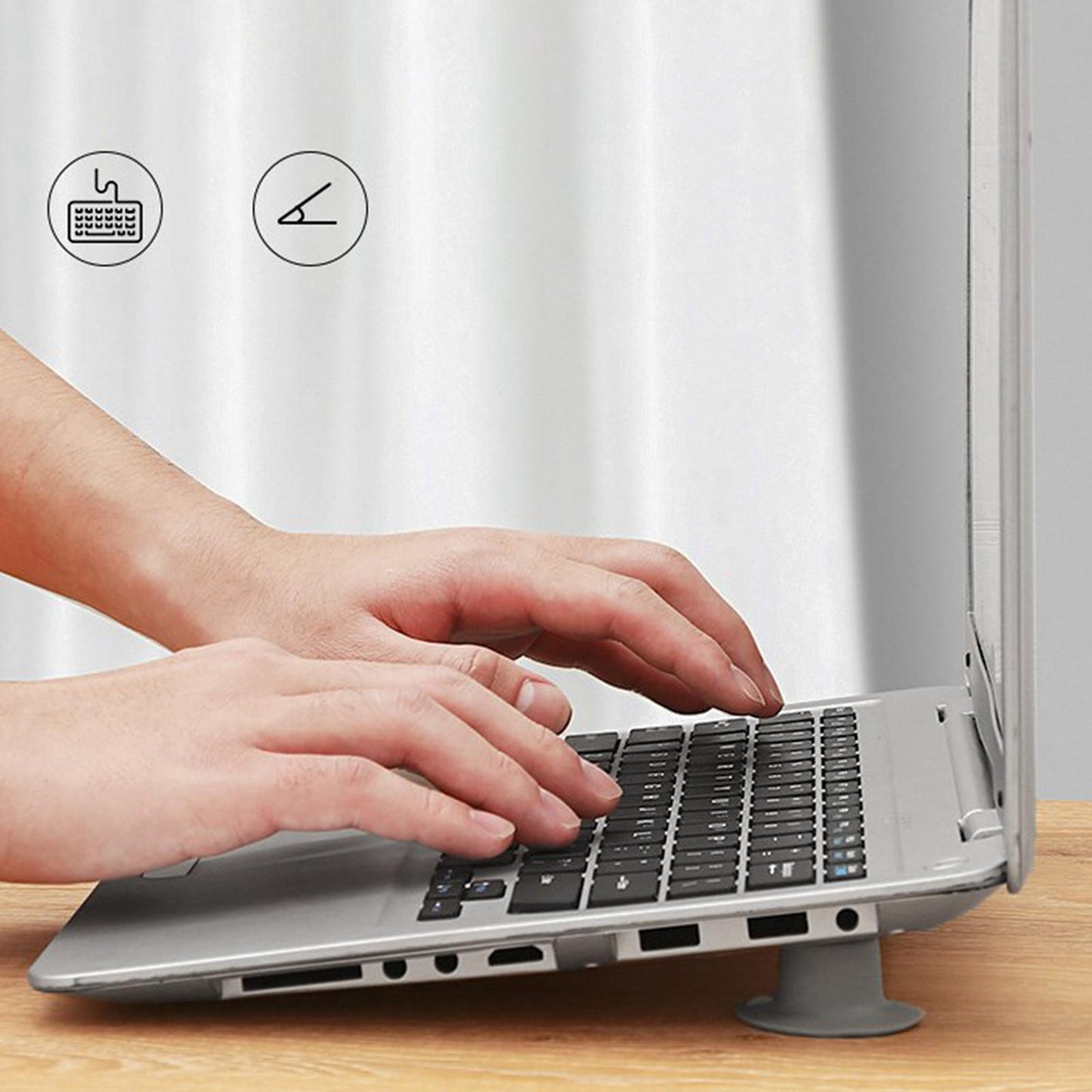 Laptop Cooling Pads Portable Ergonomic Laptop Holder Pads Heat Reduction Pad