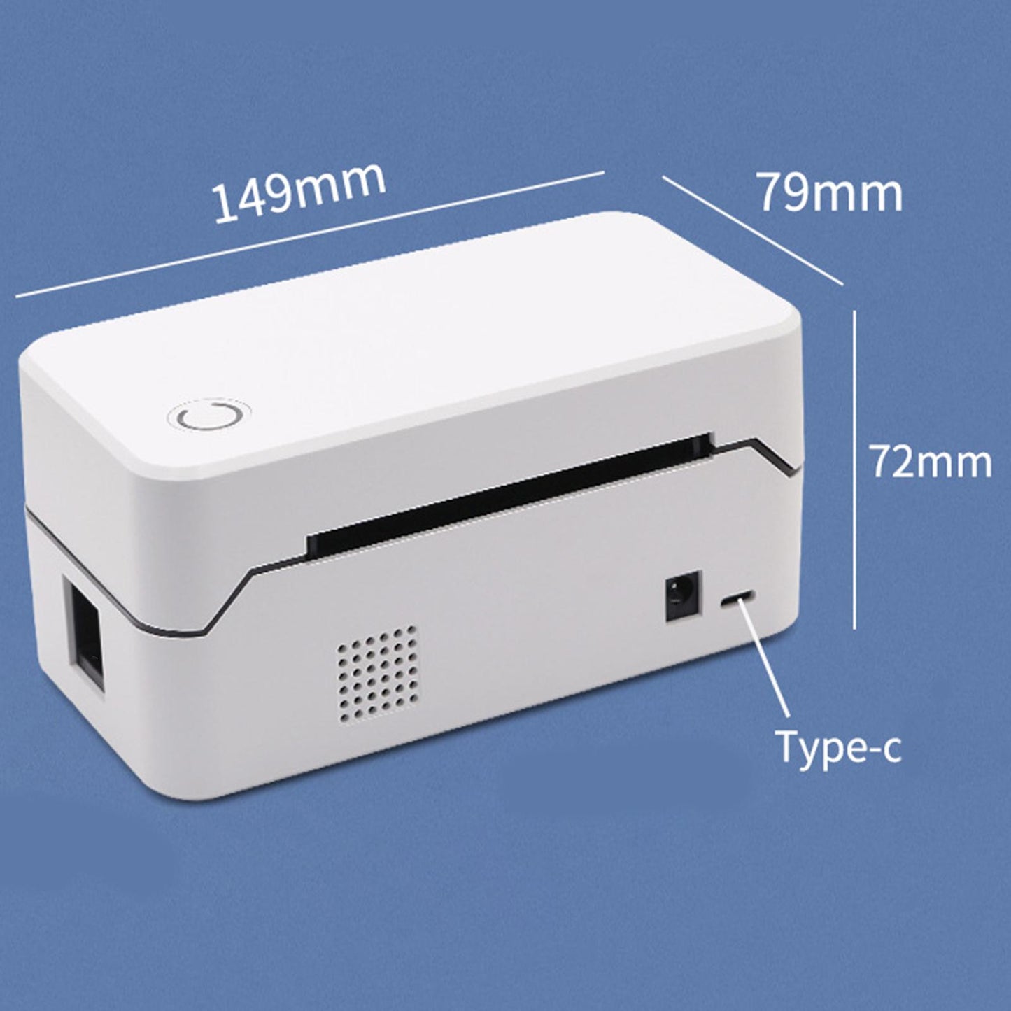 Label Label Printer Thermal Labels Printer for Shipping Warehouse ID Mailing BT and USB