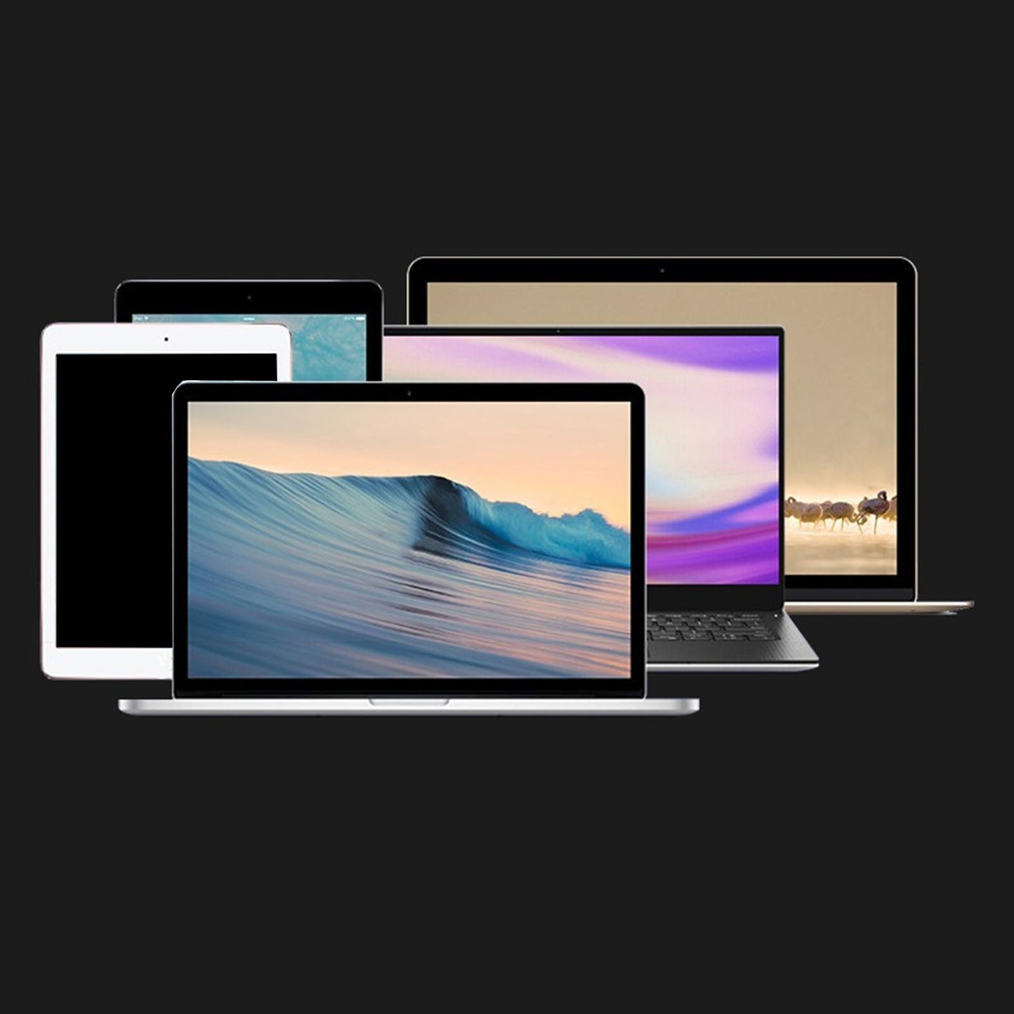 Laptop Holder with Cooling Fan Quiet Fan Adjustable for Notebook Desk Office Silver