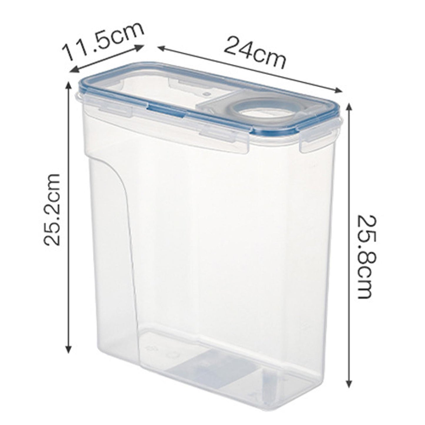 3D Printer Filament Dryer Box 4L Storage Box for 1kg Filament Kitchen Blue no Holder
