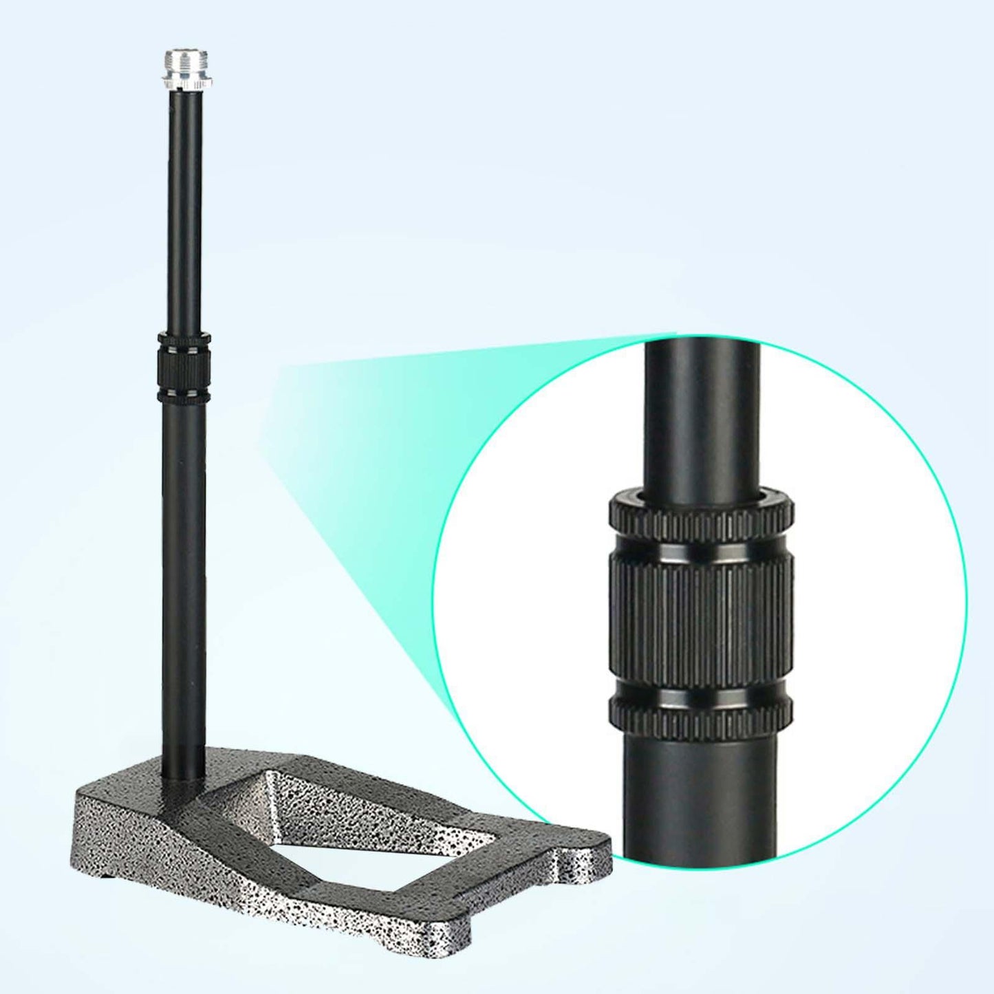 Microphone Mic Stand Simple Assembly Adjustable for Studio Stlyle B