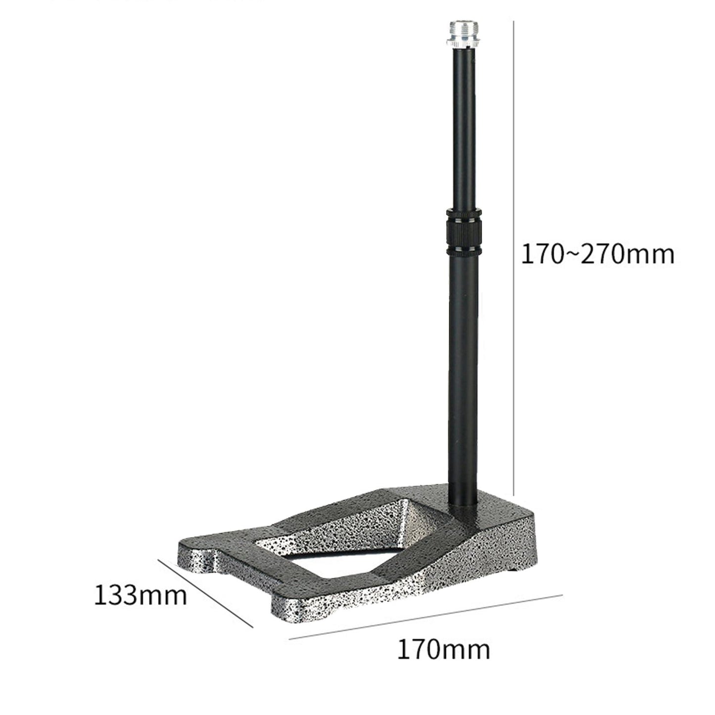 Microphone Mic Stand Simple Assembly Adjustable for Studio Stlyle B