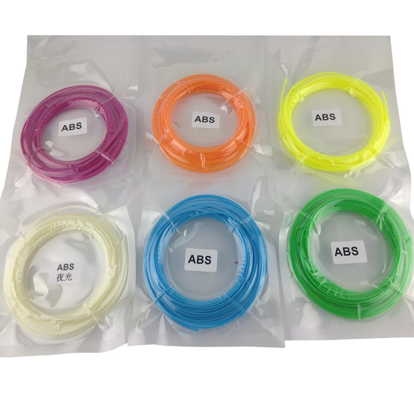 3D Printer Filament Refills for Most 3D Printer Good Shaping Diameter 1.75mm 3m 12 Colors
