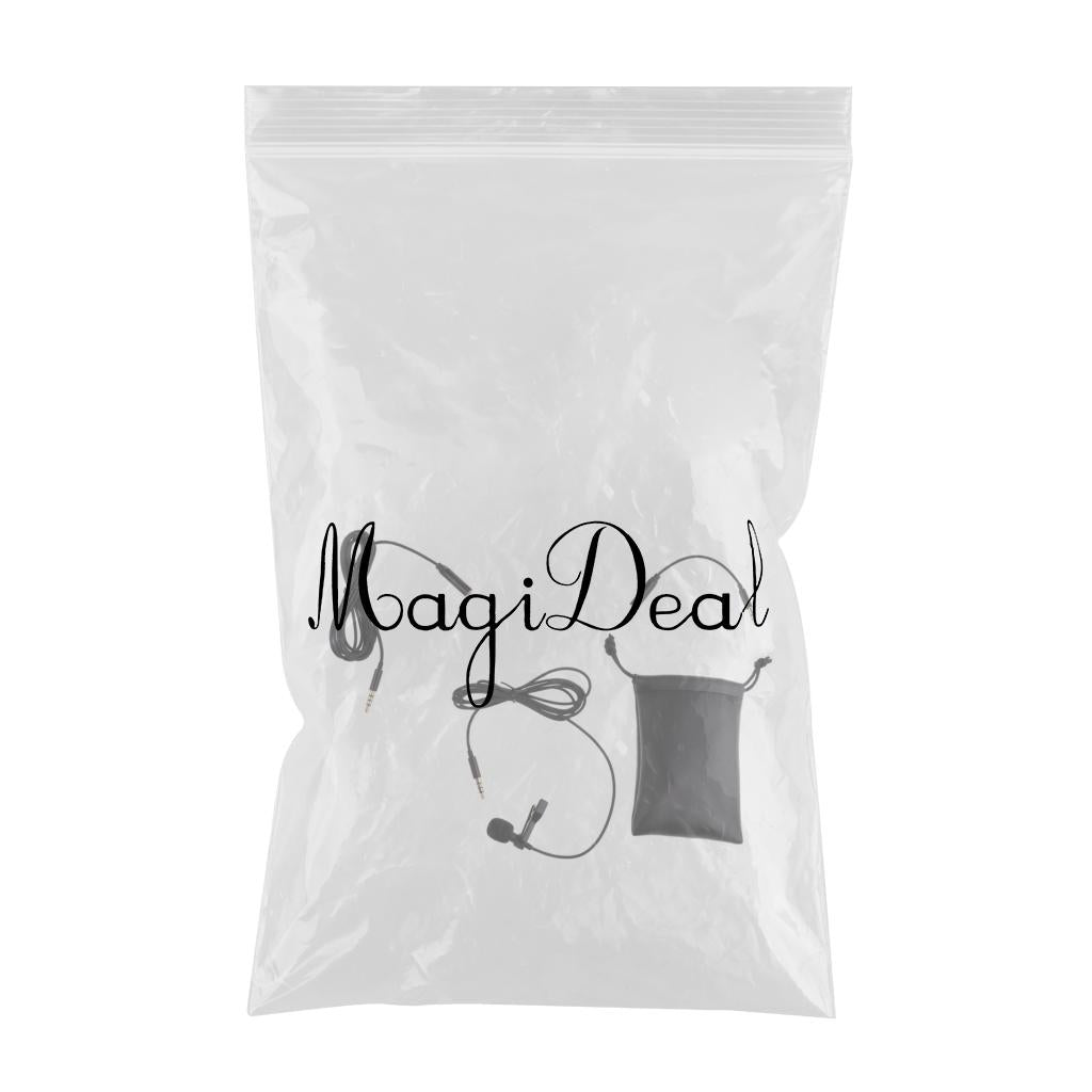 3.5mm Lapel Clip-on Microphone with Microphone Adapter Cable for Smartphone