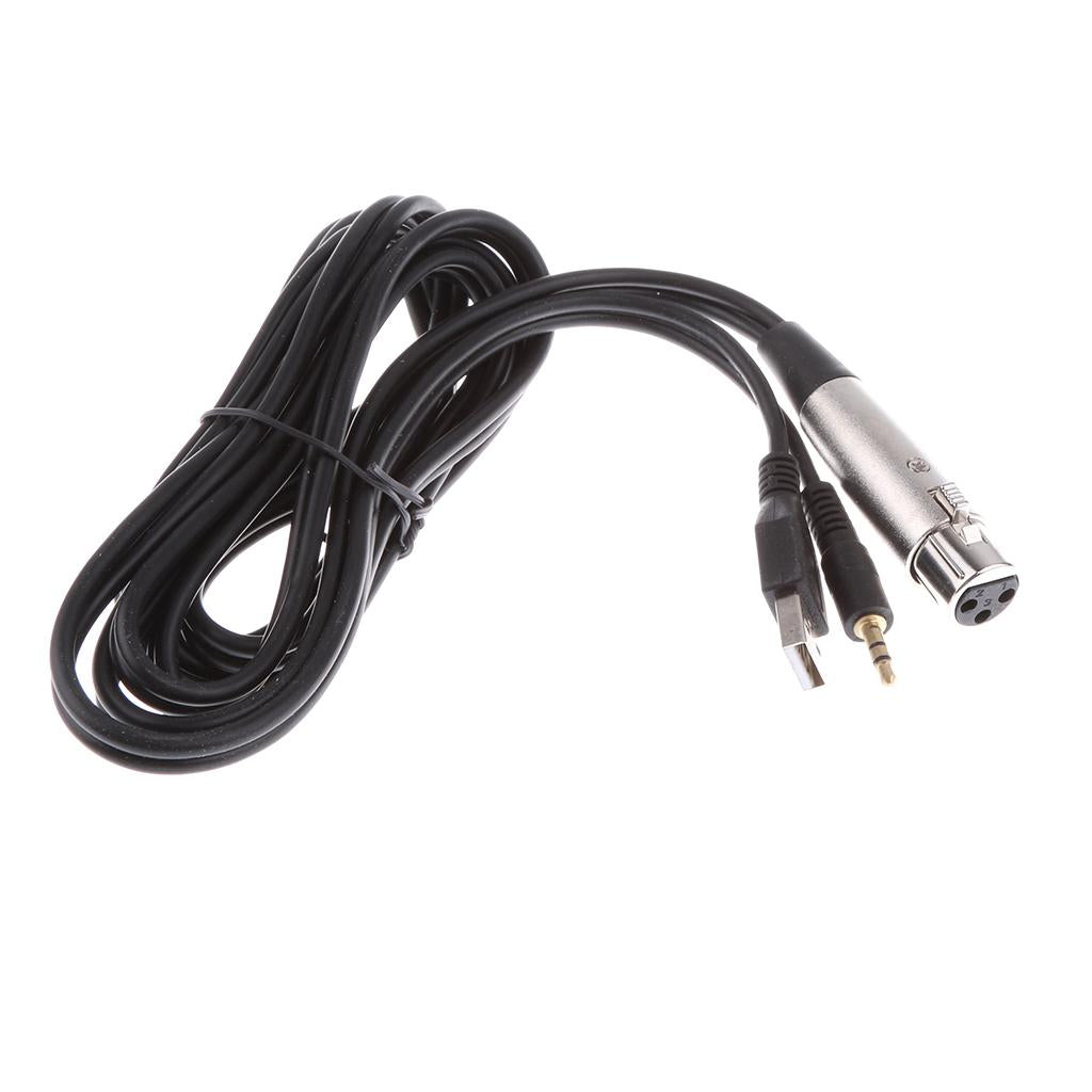 Condenser Microphone Kit Studio Recording Microphone+Shock Mount+Foam Cap