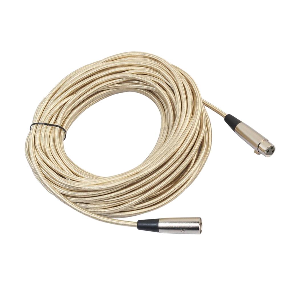 XLR Male to Female Microphone Mic Cable Wire for Guitar Amplifier 20m