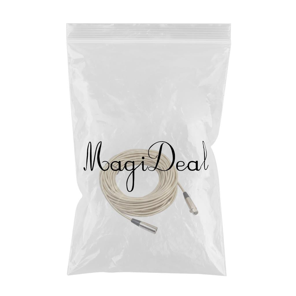 XLR Male to Female Microphone Mic Cable Wire for Guitar Amplifier 20m