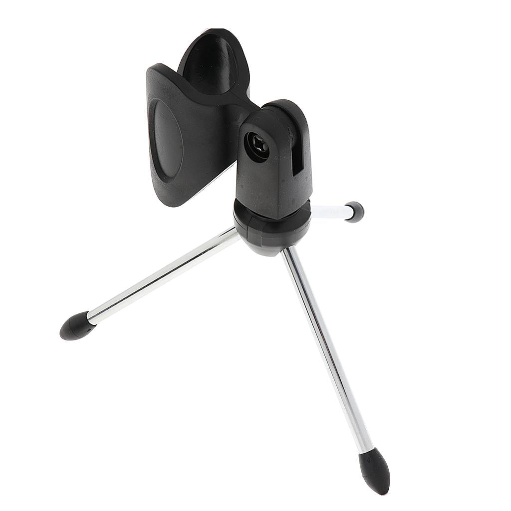 Desktop Tripod Microphone Stand with Clip for Stage Conference #1