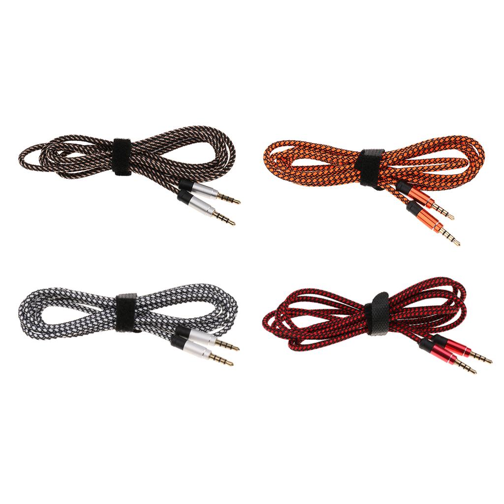 3.5mm Aux Car Audio Cable Cord Headphone Line Male to Male Connection #1
