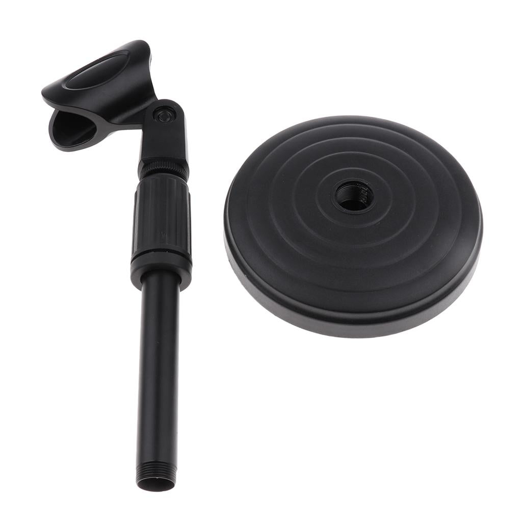 Desktop Microphone Stand Tabletop Clip Holder Mount for Meeting Detachable