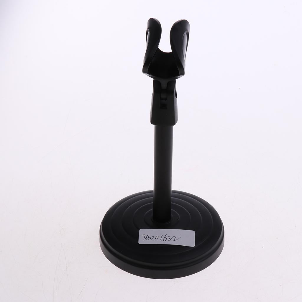 Desktop Microphone Stand Tabletop Clip Holder Mount for Meeting Undetachable