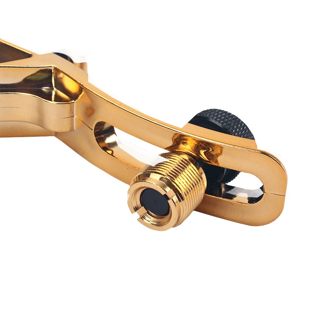 Shockproof Mount Kit Microphone Clamp Clip Holder Stand for Musical Gold
