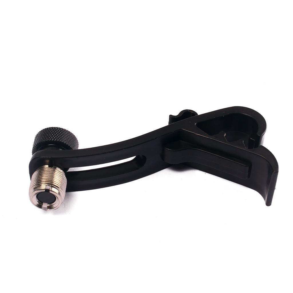 Shockproof Mount Kit Microphone Clamp Clip Holder Stand for Musical Black