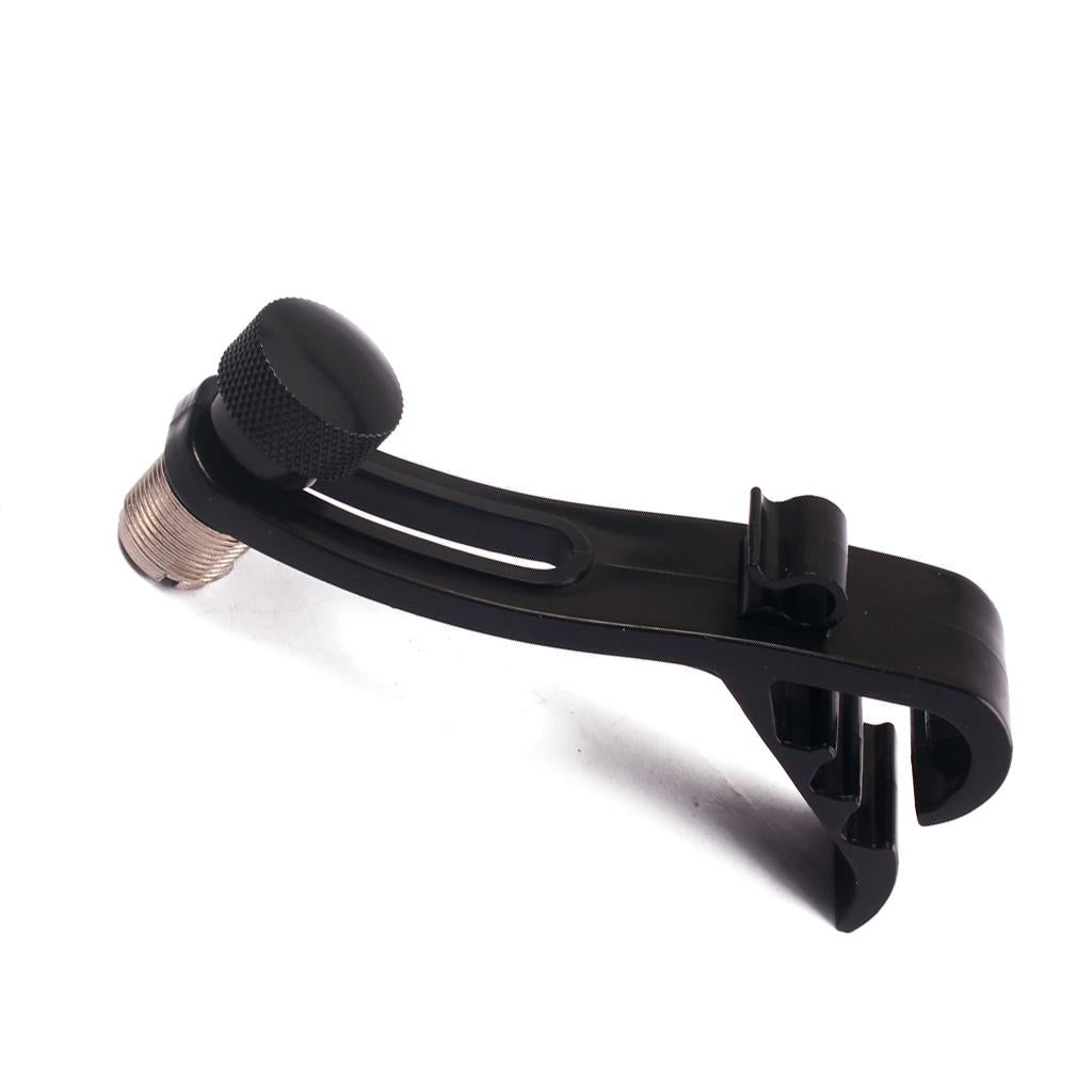 Shockproof Mount Kit Microphone Clamp Clip Holder Stand for Musical Black
