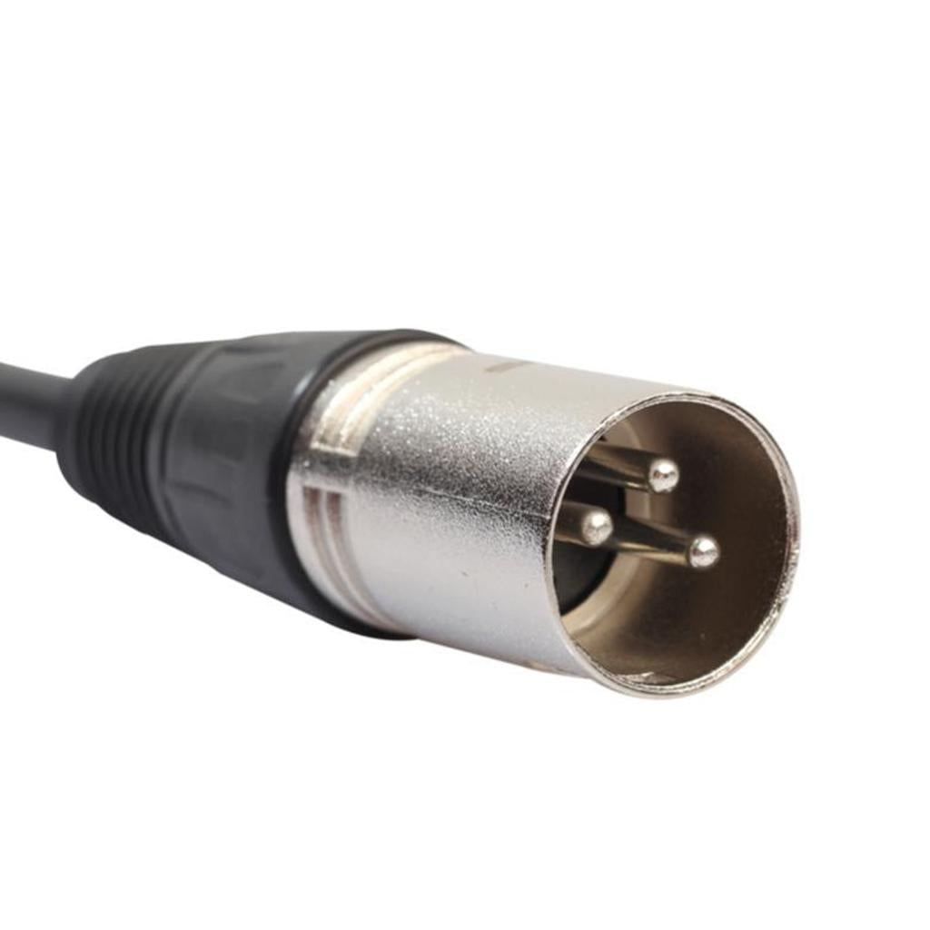 RCA Male to XLR Male Audio Mic Cable Patch Microphone Cord Parts 1.8 Meter
