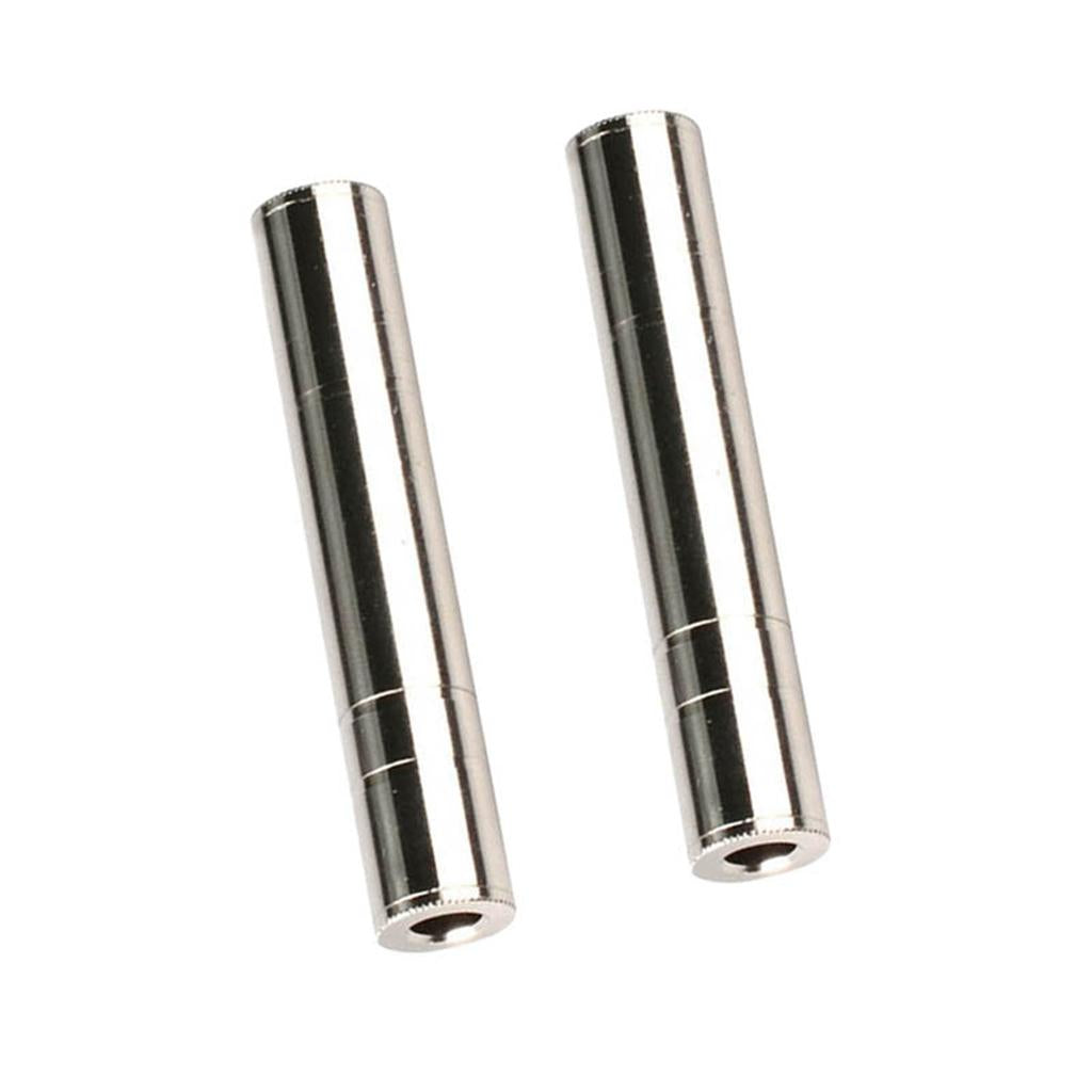 6.35mm Female to Female Guitar Plug Audio Cable Connector Jack Adapter