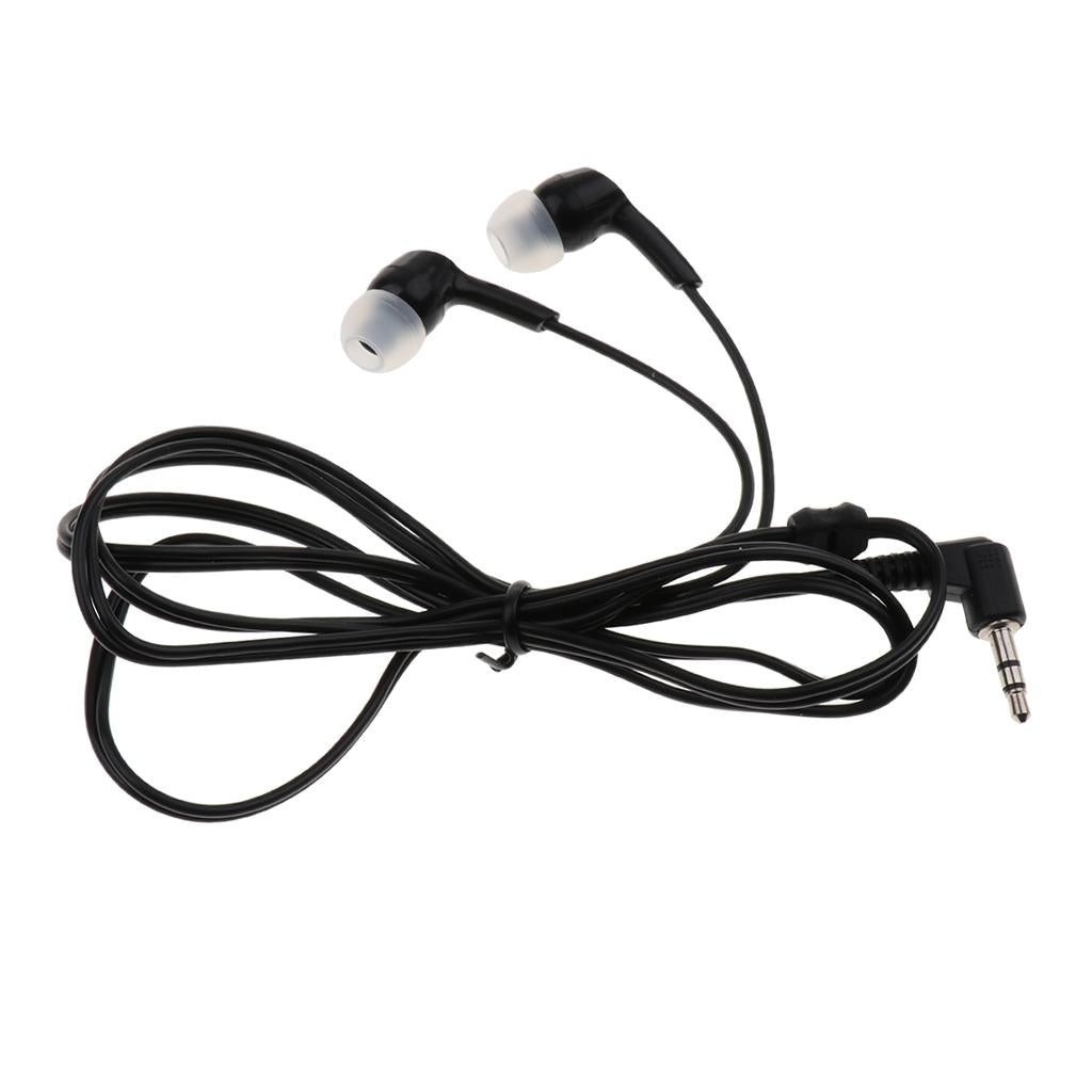 Portable Bend Plug Headphones Wireless Earphone Headset Headphone Black