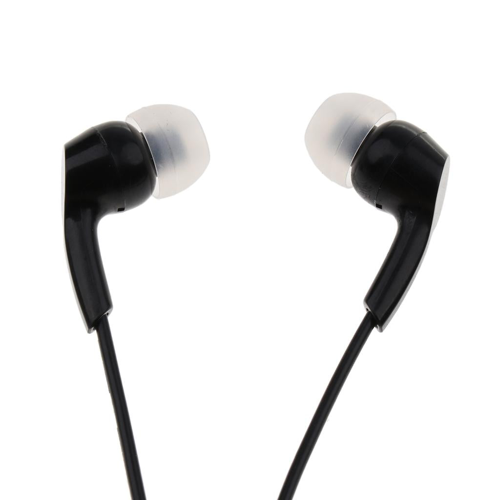 Portable Bend Plug Headphones Wireless Earphone Headset Headphone Black