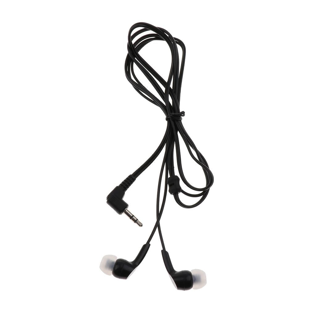 Portable Bend Plug Headphones Wireless Earphone Headset Headphone Black